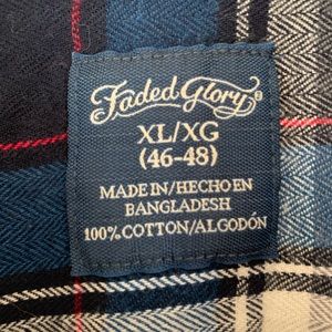 Flannel Long Sleeve Button Down